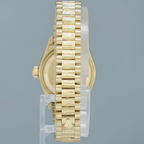 Ladies Rolex 26mm Diamond Datejust President Band Watch With BOX main image 6